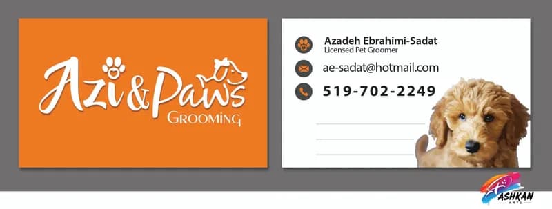 Azi And Paws Card